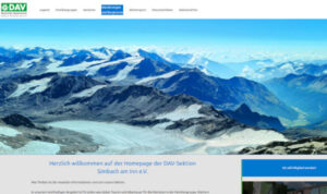 Vorschau der Webseite alpenverein-simbach.de